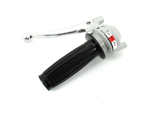 Schaltgriff gang grau silber - schaltgriff,